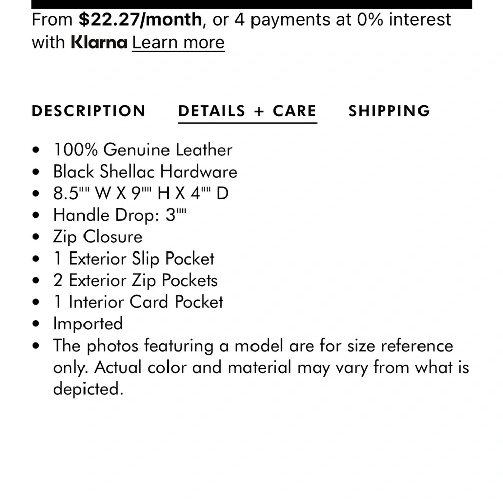 Rebecca Minkoff Pebbled Black Leather Backpack - Picture 7 of 7